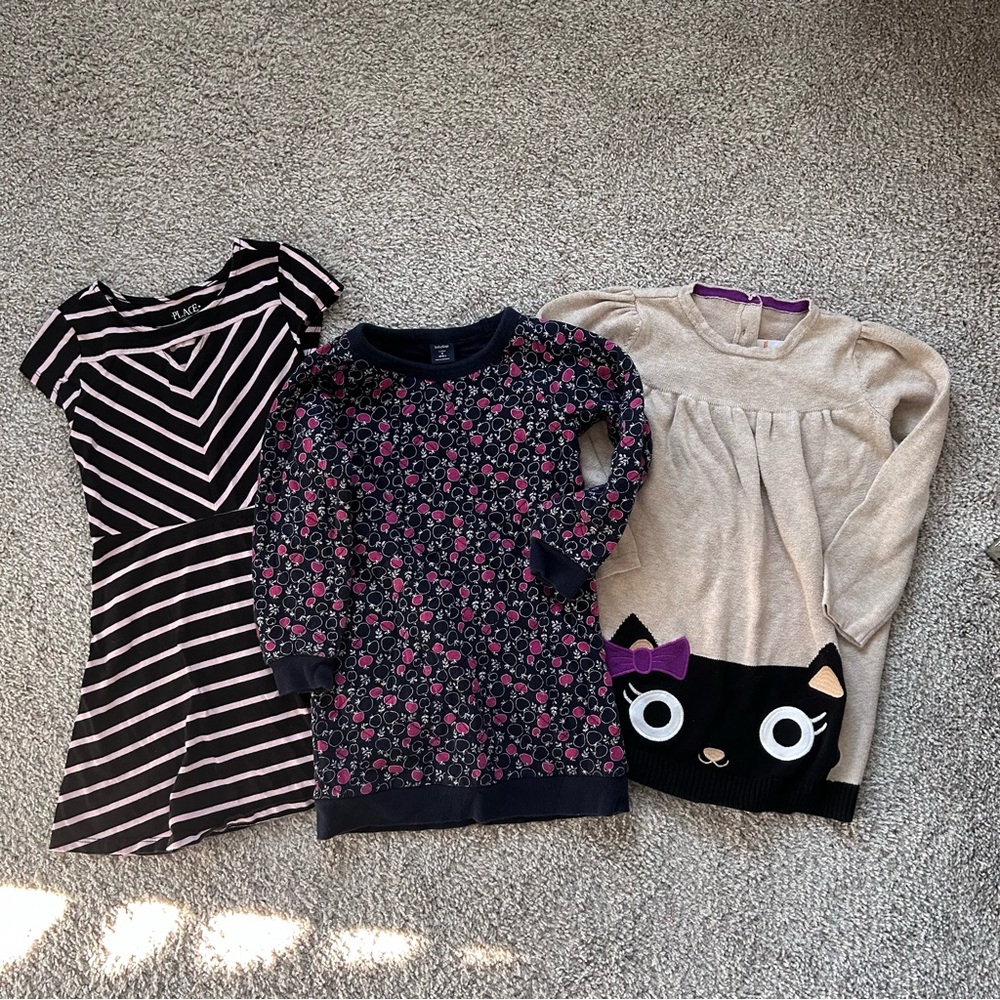 Lot of 5T Girls Dresses (3) - TCP, babyGAP, Gymboree